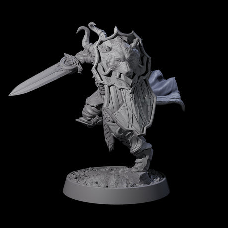 Mercenary of the Golden Circle I Miniature for Dungeons and Dragons, Pathfinder or other TTRPGs