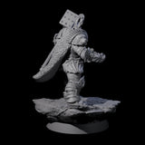 Mercenary of the Golden Circle J Miniature for Dungeons and Dragons, Pathfinder or other TTRPGs