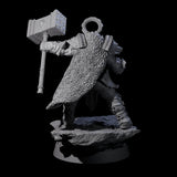 Mercenary of the Golden Circle J Miniature for Dungeons and Dragons, Pathfinder or other TTRPGs