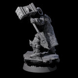 Mercenary of the Golden Circle J Miniature for Dungeons and Dragons, Pathfinder or other TTRPGs