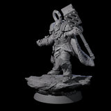 Mercenary of the Golden Circle J Miniature for Dungeons and Dragons, Pathfinder or other TTRPGs