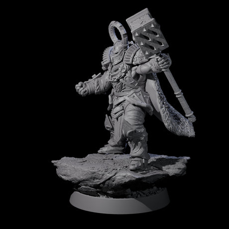 Mercenary of the Golden Circle J Miniature for Dungeons and Dragons, Pathfinder or other TTRPGs