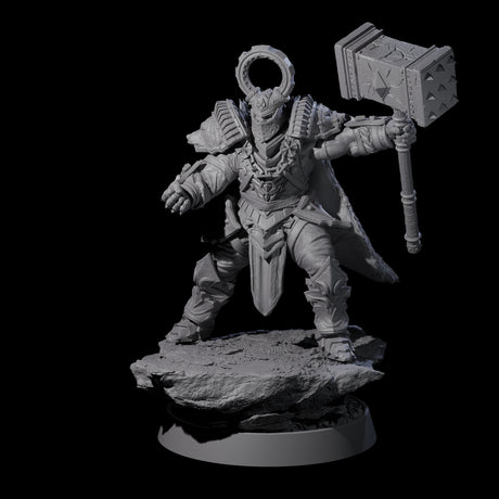 Mercenary of the Golden Circle J Miniature for Dungeons and Dragons, Pathfinder or other TTRPGs