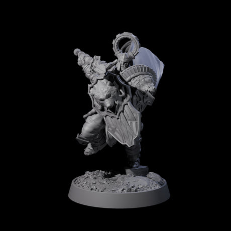 Mercenary of the Golden Circle K Miniature for Dungeons and Dragons, Pathfinder or other TTRPGs