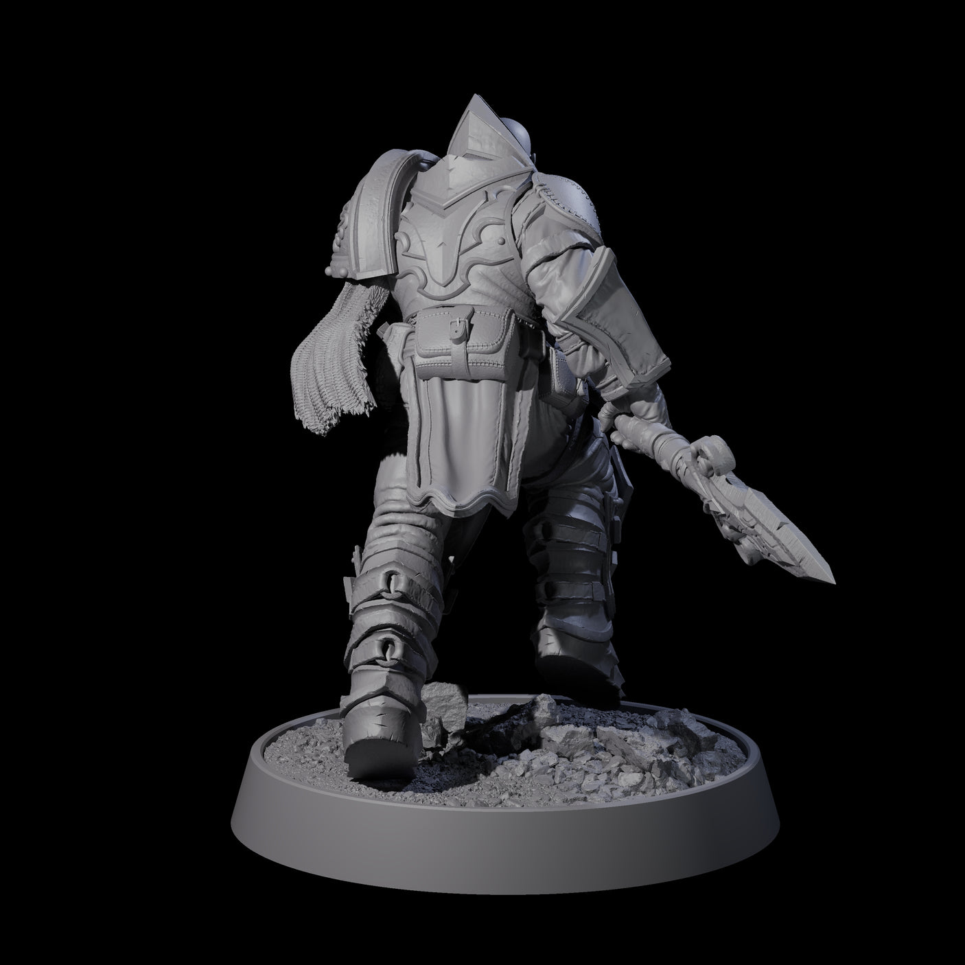 Mercenary of the Golden Circle M Miniature for Dungeons and Dragons, Pathfinder or other TTRPGs