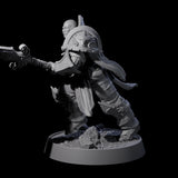 Mercenary of the Golden Circle M Miniature for Dungeons and Dragons, Pathfinder or other TTRPGs