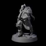 Mercenary of the Golden Circle M Miniature for Dungeons and Dragons, Pathfinder or other TTRPGs