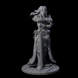 Meredith - Resting Fighter Miniature for Dungeons and Dragons, Pathfinder or other TTRPGs