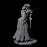 Meredith - Resting Fighter Miniature for Dungeons and Dragons, Pathfinder or other TTRPGs
