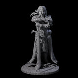 Meredith - Resting Fighter Miniature for Dungeons and Dragons, Pathfinder or other TTRPGs