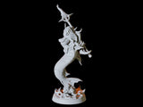 Merfolk Pin-up Miniature for Dungeons and Dragons, Pathfinder or other TTRPGs