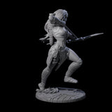 Merhis - Shooting Fighter Miniature for Dungeons and Dragons, Pathfinder or other TTRPGs