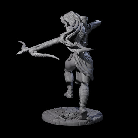 Merhis - Shooting Fighter Miniature for Dungeons and Dragons, Pathfinder or other TTRPGs