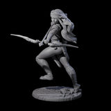 Merhis - Shooting Fighter Miniature for Dungeons and Dragons, Pathfinder or other TTRPGs
