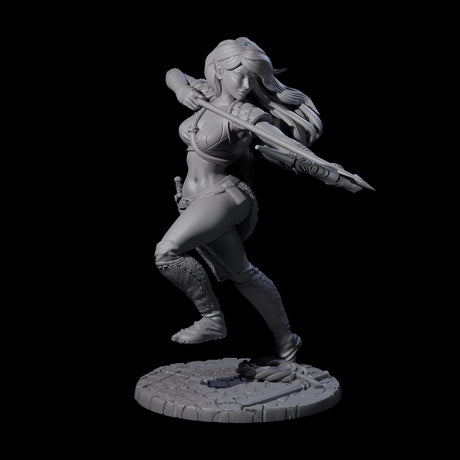 Merhis - Shooting Fighter Miniature for Dungeons and Dragons, Pathfinder or other TTRPGs