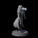 Mighty Hammer Fighter Miniature for Dungeons and Dragons, Pathfinder or other TTRPGs