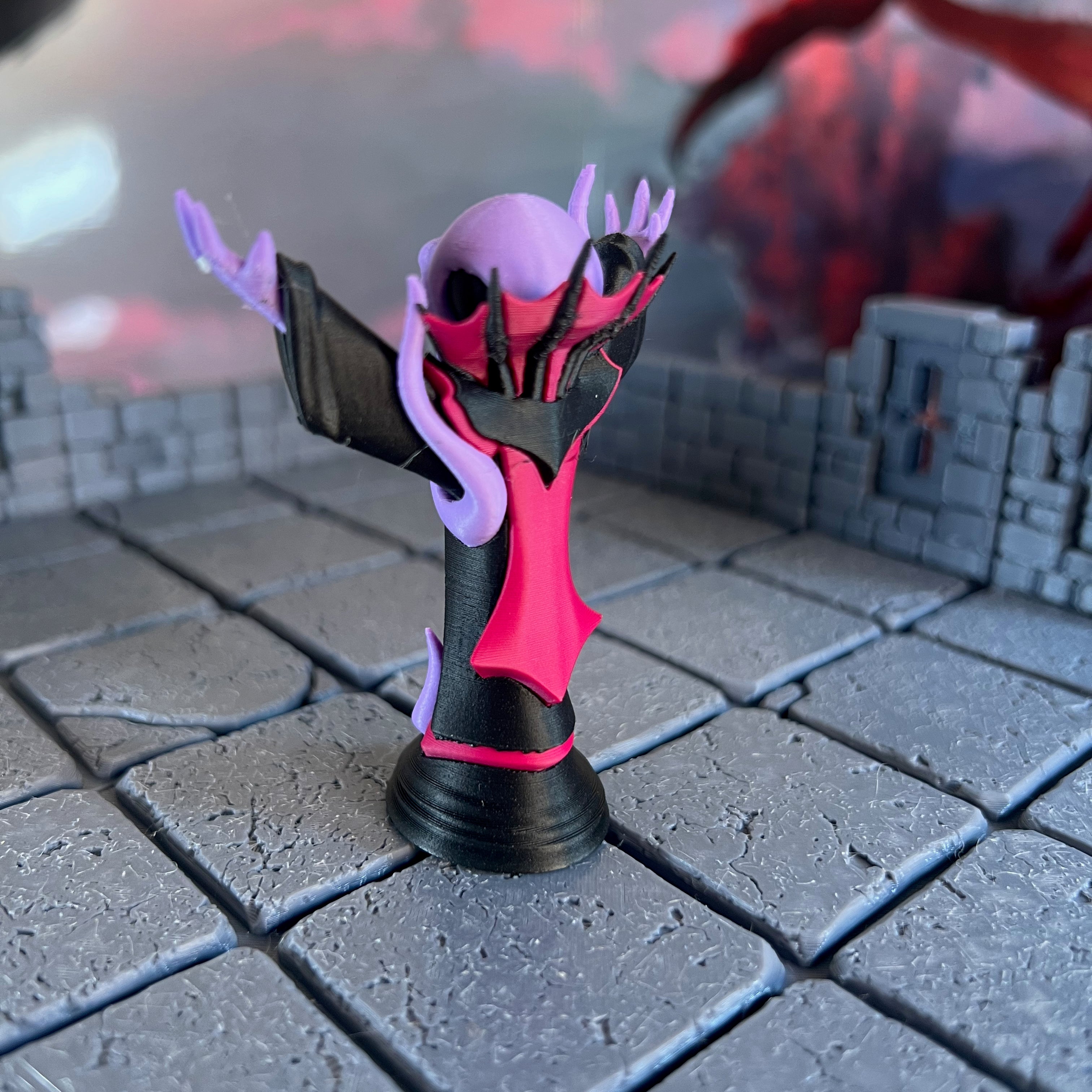 Mind Flayer Mind Eater Multicolour Table Ready Miniature Miniature for Dungeons and Dragons, Pathfinder or other TTRPGs