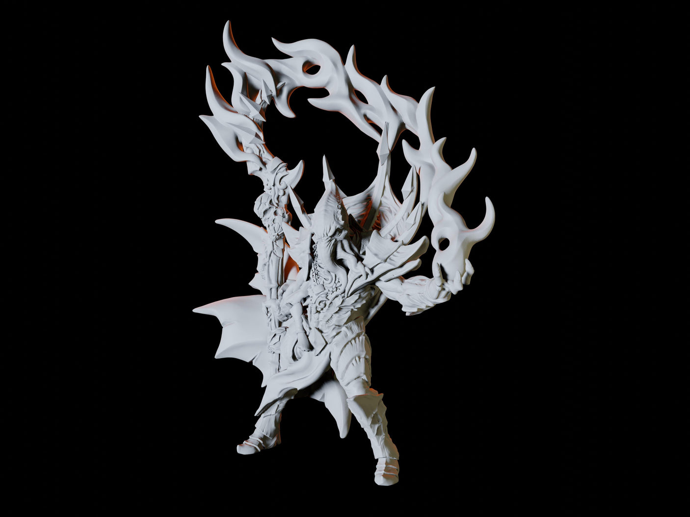 Mind Flayer Sorcerer Miniature for Dungeons and Dragons, Pathfinder or other TTRPGs