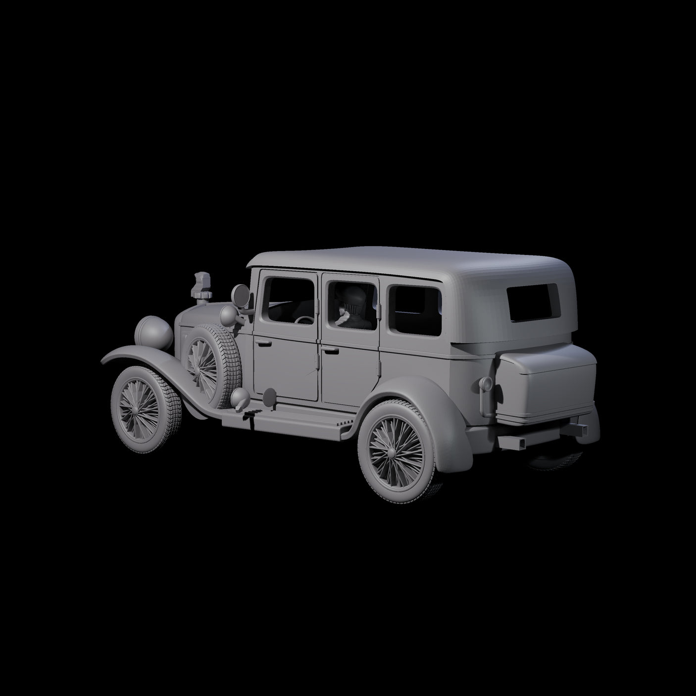 Minerva Car Miniature for Dungeons and Dragons, Pathfinder or other TTRPGs