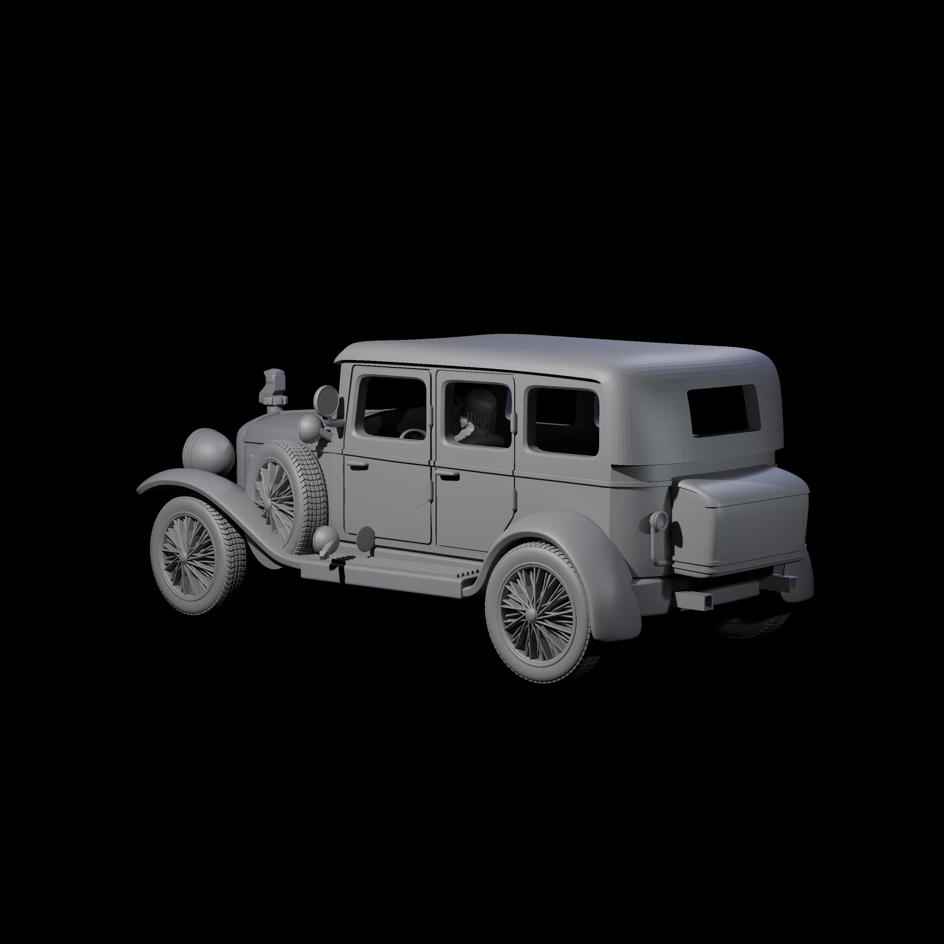 Minerva Car Miniature for Dungeons and Dragons, Pathfinder or other TTRPGs
