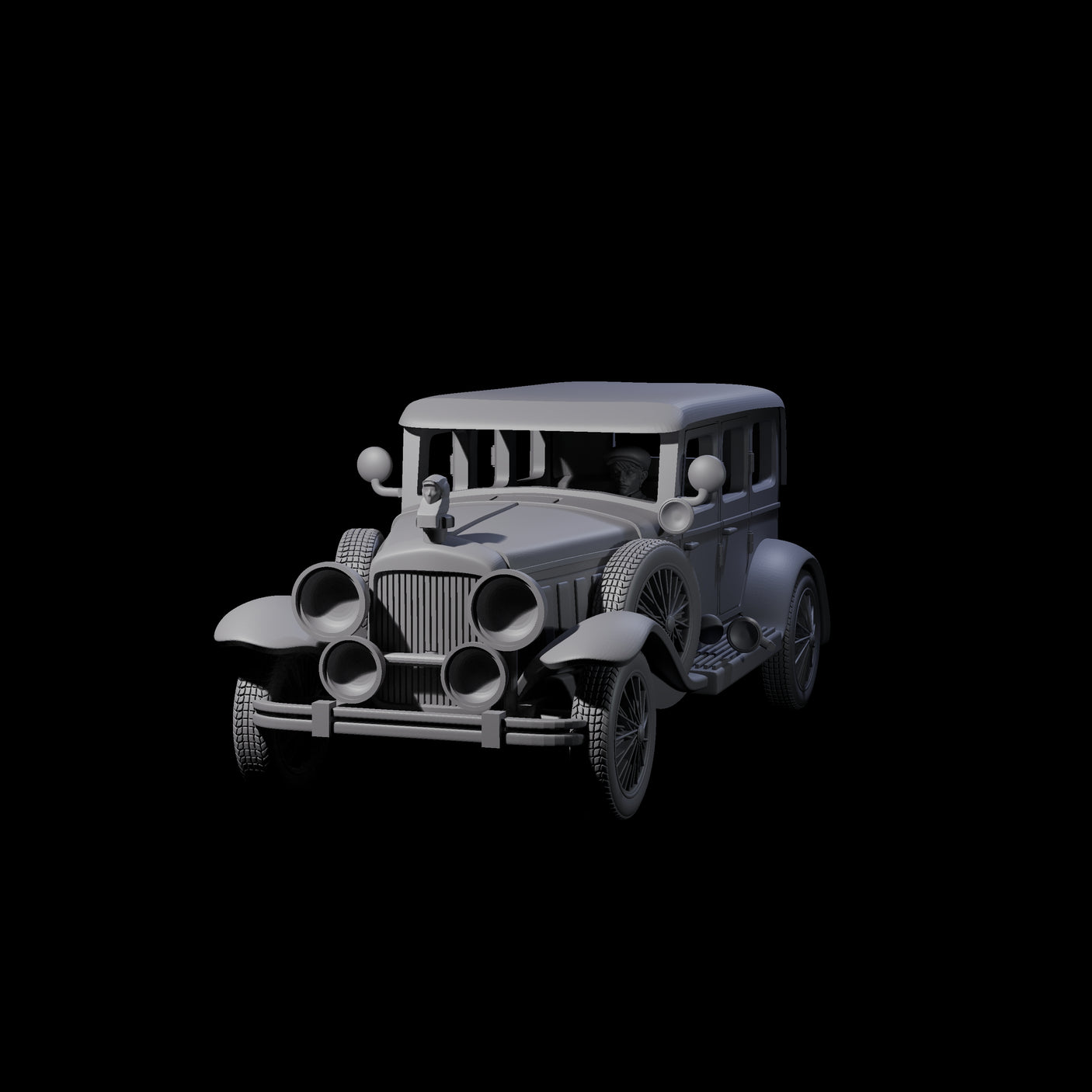 Minerva Car Miniature for Dungeons and Dragons, Pathfinder or other TTRPGs