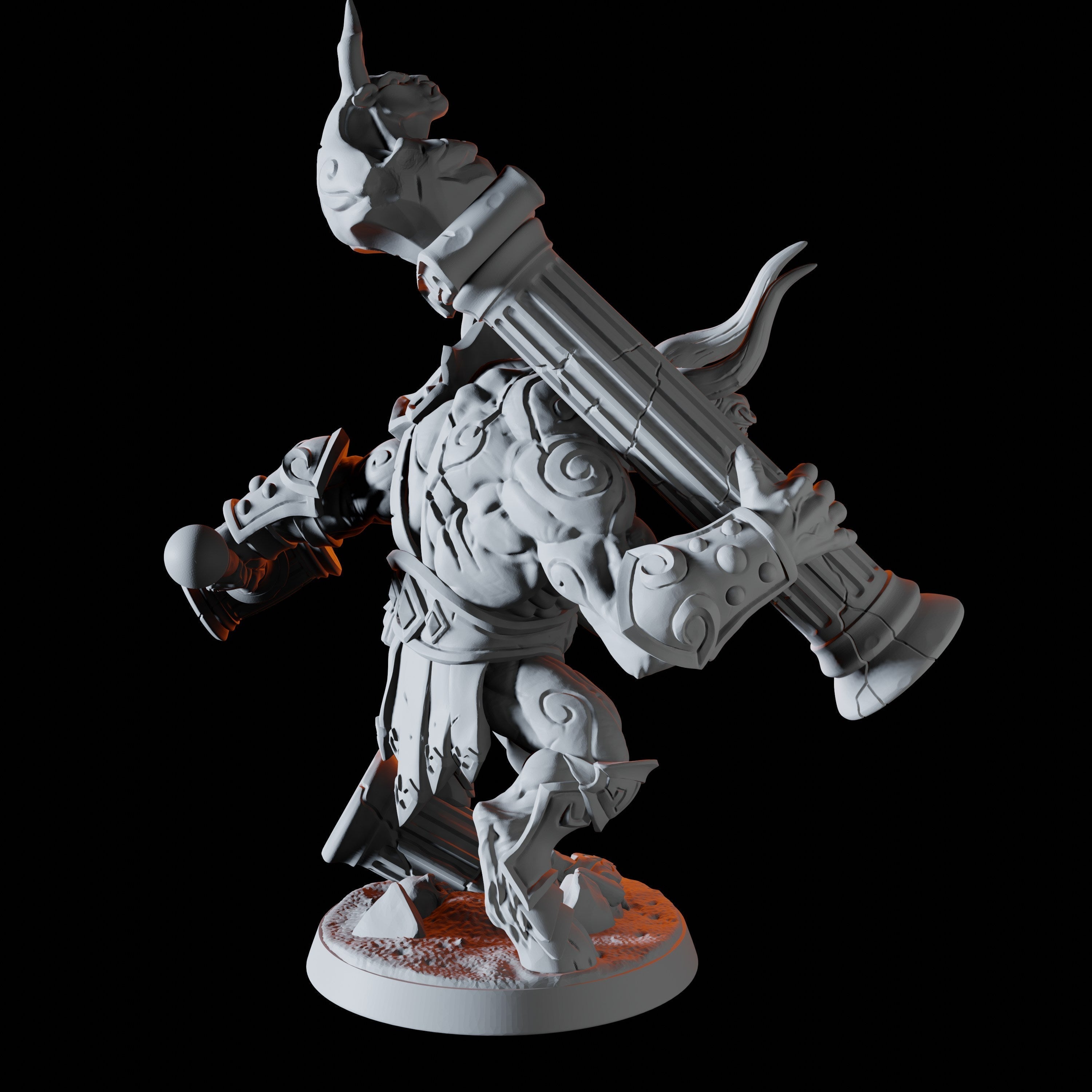 Minotaur Champion Miniature for Dungeons and Dragons - Myth Forged