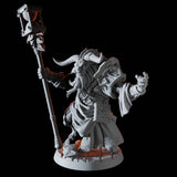 Minotaur Sage Miniature for Dungeons and Dragons, Pathfinder or other TTRPGs