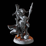 Minotaur Wizard Pinup Miniature for Dungeons and Dragons, Pathfinder or other TTRPGs
