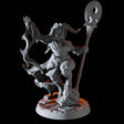 Minotaur Wizard Pinup Miniature for Dungeons and Dragons, Pathfinder or other TTRPGs