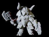 Minotaur with Axe and Shield Miniature for Dungeons and Dragons, Pathfinder or other TTRPGs
