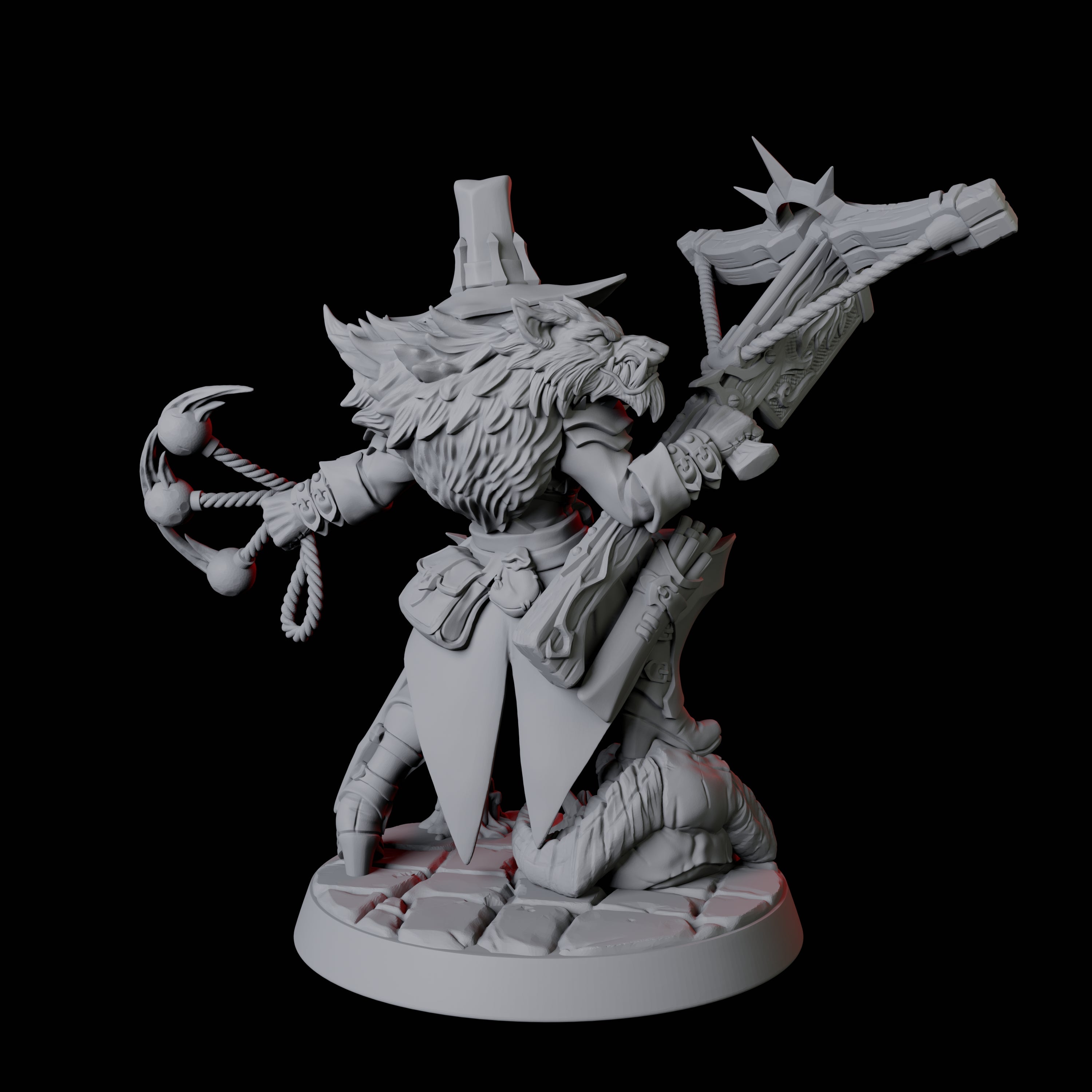 Mistress Vampire Hunter Miniature for Dungeons and Dragons, Pathfinder or other TTRPGs