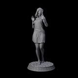 Misty - Concerned Heroine Miniature for Dungeons and Dragons, Pathfinder or other TTRPGs