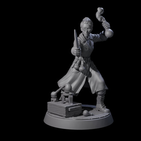 Mixing A Brew Human Investigator Miniature for Dungeons and Dragons, Pathfinder or other TTRPGs