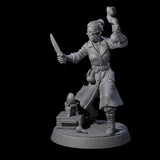Mixing A Brew Human Investigator Miniature for Dungeons and Dragons, Pathfinder or other TTRPGs