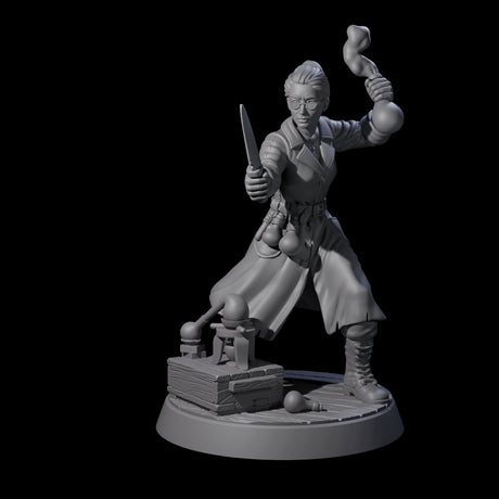 Mixing A Brew Human Investigator Miniature for Dungeons and Dragons, Pathfinder or other TTRPGs