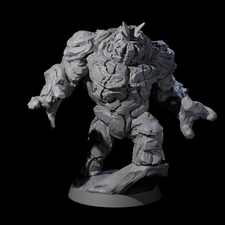 Molten Fire Elemental Vulcanite A Miniature for Dungeons and Dragons, Pathfinder or other TTRPGs