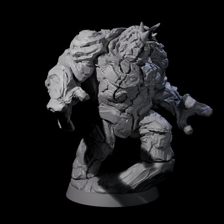 Molten Fire Elemental Vulcanite A Miniature for Dungeons and Dragons, Pathfinder or other TTRPGs