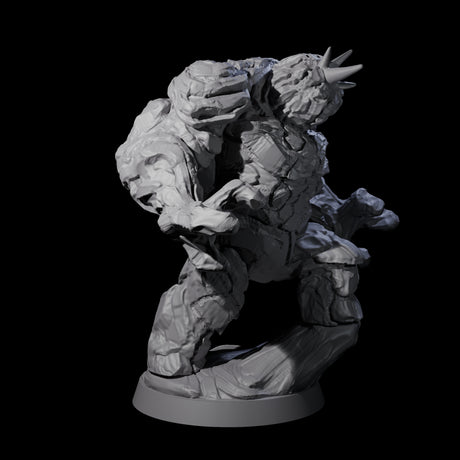 Molten Fire Elemental Vulcanite A Miniature for Dungeons and Dragons, Pathfinder or other TTRPGs