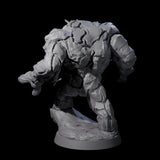 Molten Fire Elemental Vulcanite A Miniature for Dungeons and Dragons, Pathfinder or other TTRPGs