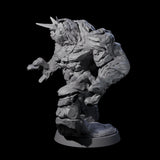 Molten Fire Elemental Vulcanite A Miniature for Dungeons and Dragons, Pathfinder or other TTRPGs