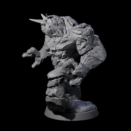 Molten Fire Elemental Vulcanite A Miniature for Dungeons and Dragons, Pathfinder or other TTRPGs