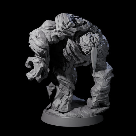 Molten Fire Elemental Vulcanite B Miniature for Dungeons and Dragons, Pathfinder or other TTRPGs
