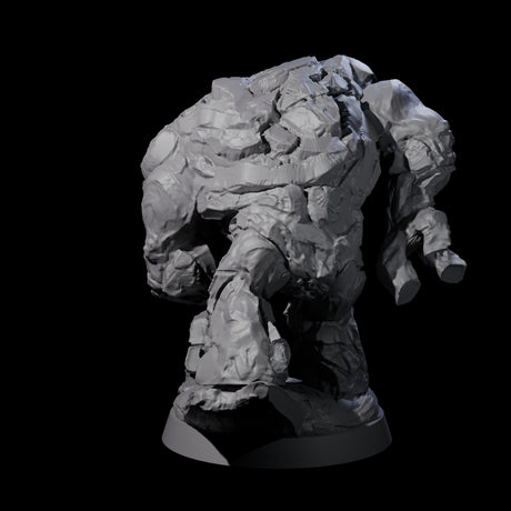 Molten Fire Elemental Vulcanite B Miniature for Dungeons and Dragons, Pathfinder or other TTRPGs