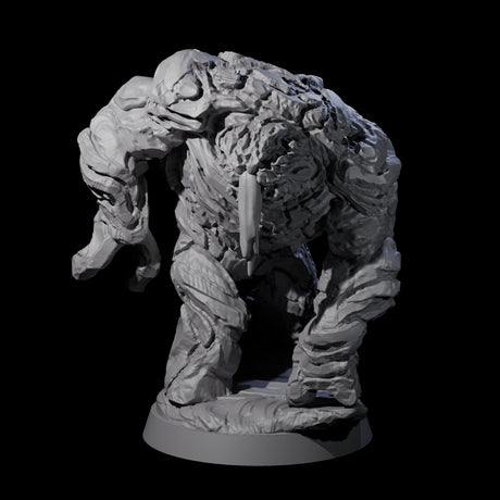 Molten Fire Elemental Vulcanite B Miniature for Dungeons and Dragons, Pathfinder or other TTRPGs