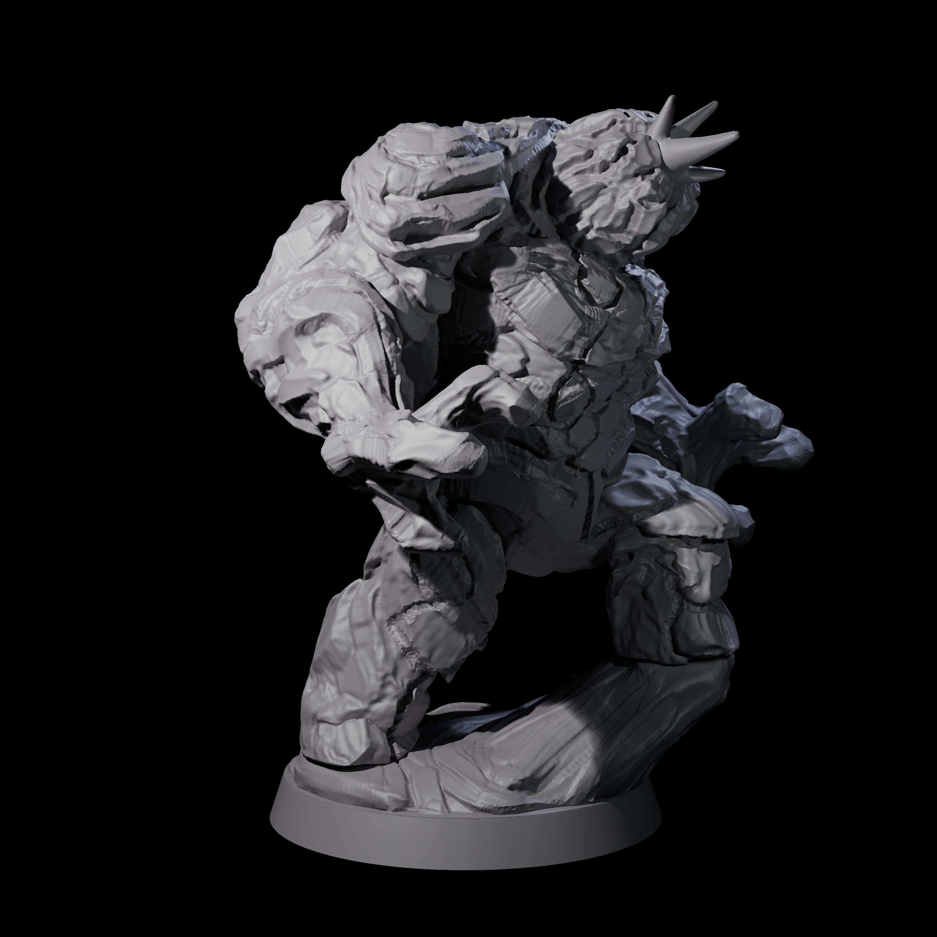 Molten Fire Elemental Vulcanites Miniature for Dungeons and Dragons, Pathfinder or other TTRPGs