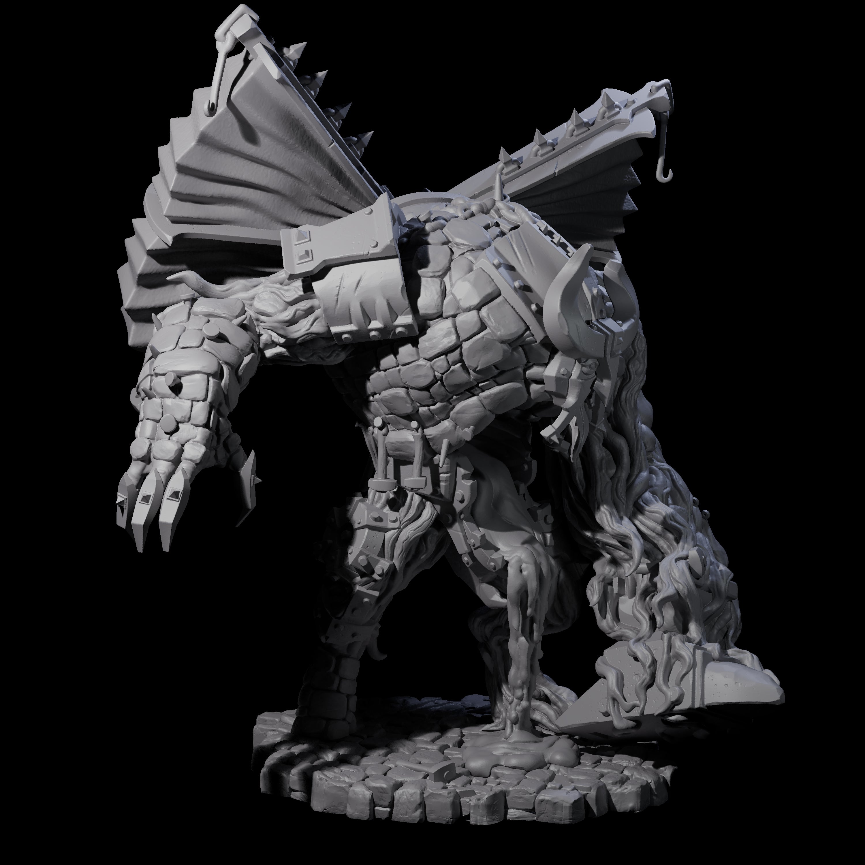 Molten Metal Golem A Miniature for Dungeons and Dragons, Pathfinder or other TTRPGs