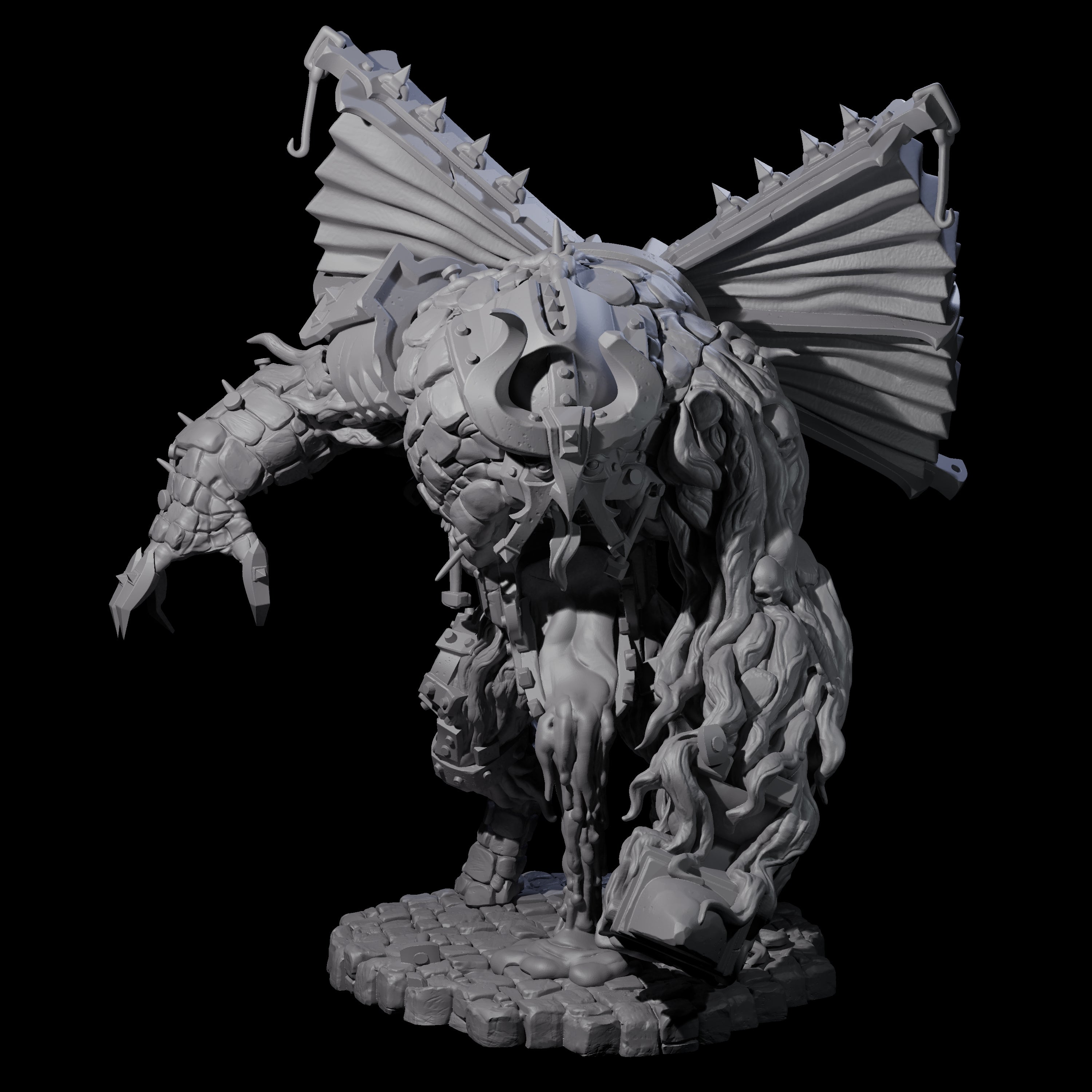 Molten Metal Golem A Miniature for Dungeons and Dragons, Pathfinder or other TTRPGs