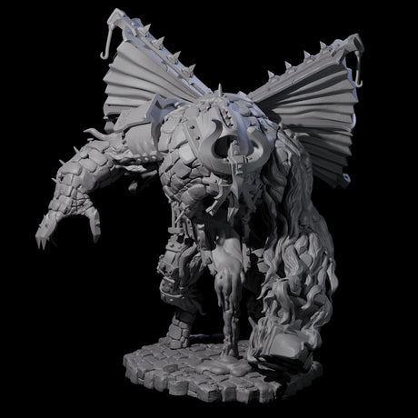 Molten Metal Golem A Miniature for Dungeons and Dragons, Pathfinder or other TTRPGs