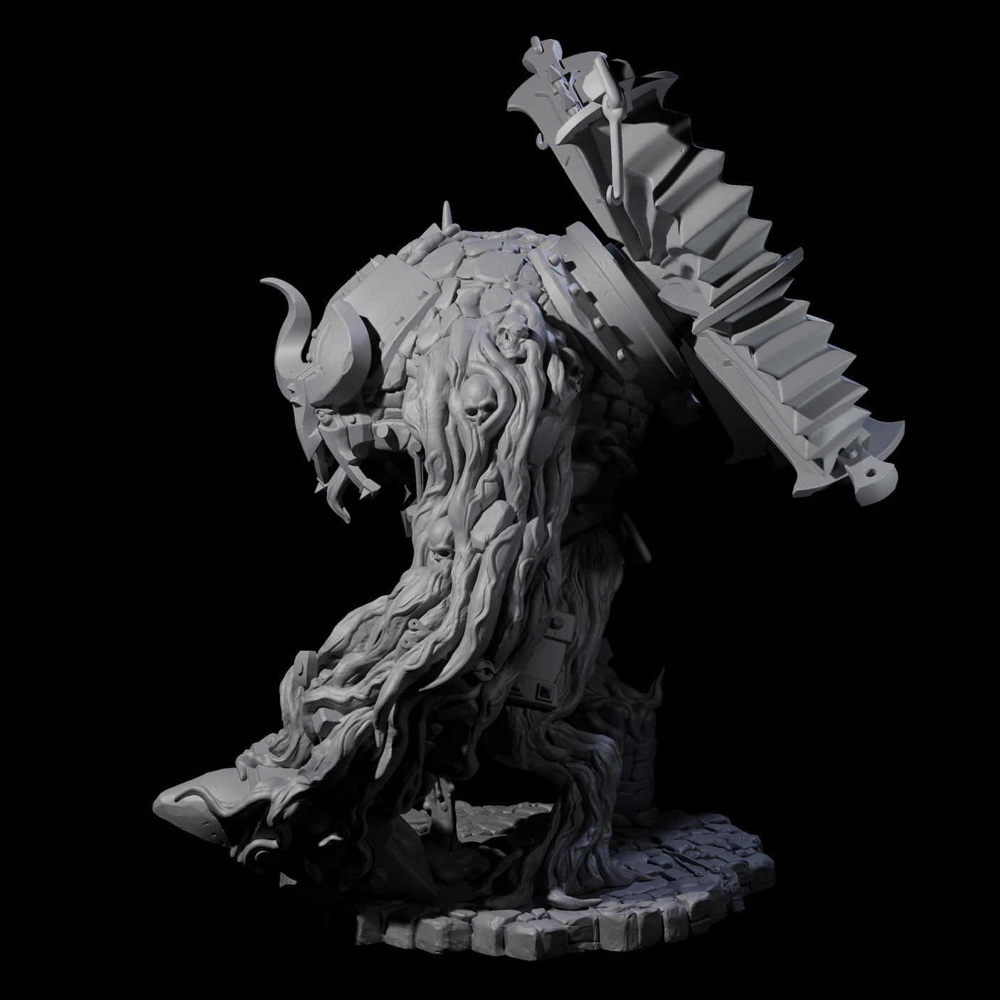 Molten Metal Golem A Miniature for Dungeons and Dragons, Pathfinder or other TTRPGs
