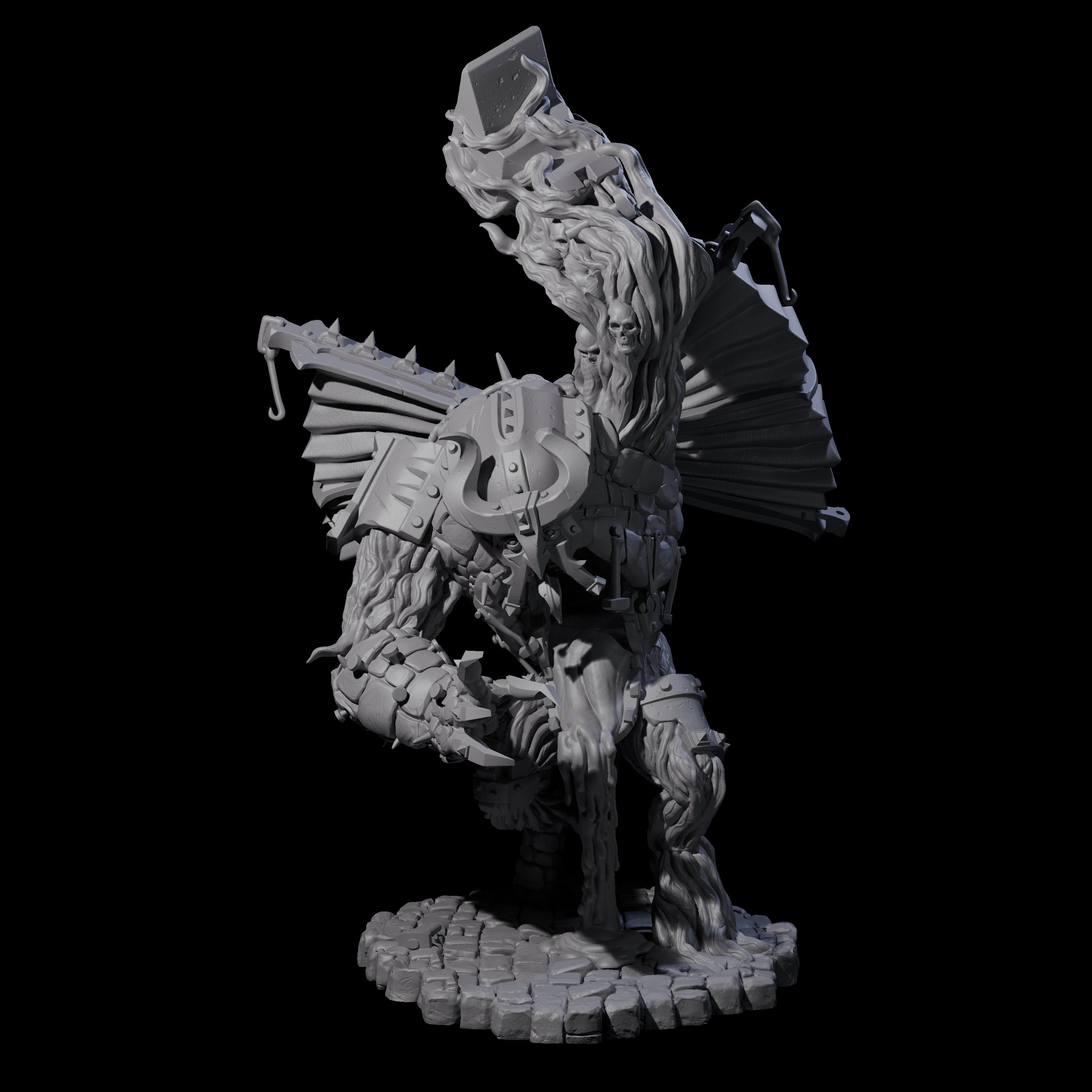 Molten Metal Golem B Miniature for Dungeons and Dragons, Pathfinder or other TTRPGs